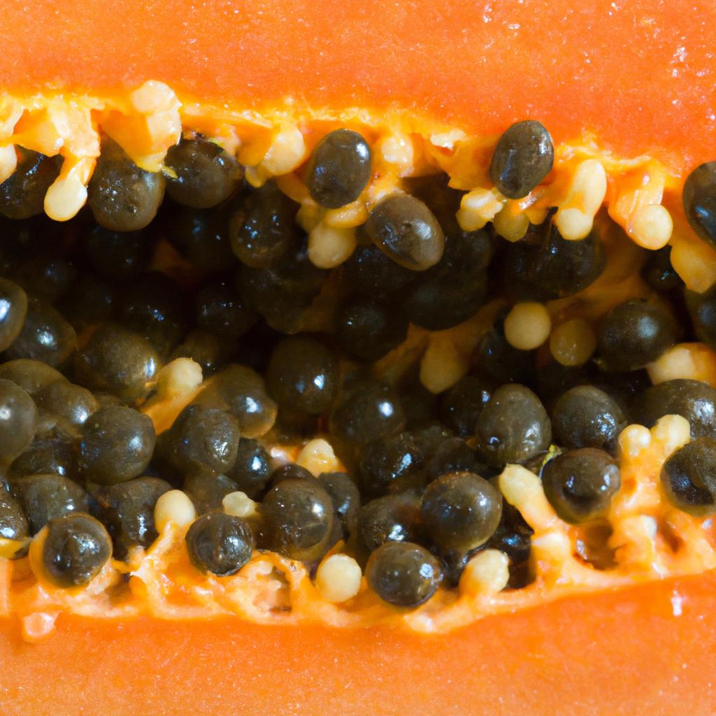The enzymes in papaya seeds can improve blood circulation to the scalp, helping prevent hair loss.