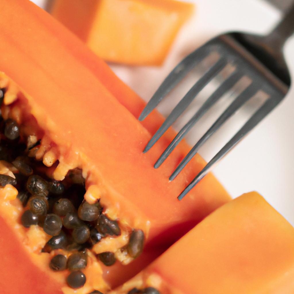 Papaya's digestive enzymes can aid in weight loss by improving digestion and nutrient absorption.