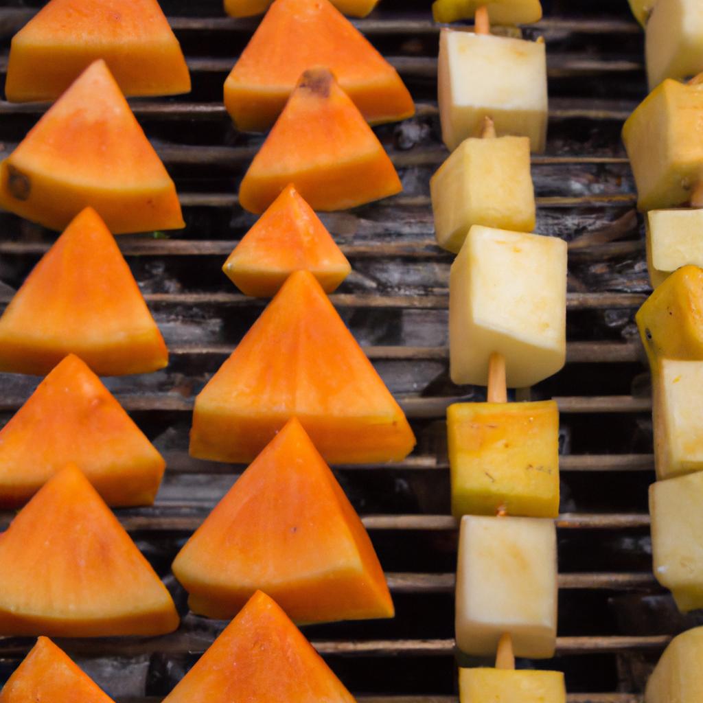 Grilled Papaya and Pineapple Skewers: A Delicious and Nutritious BBQ Option