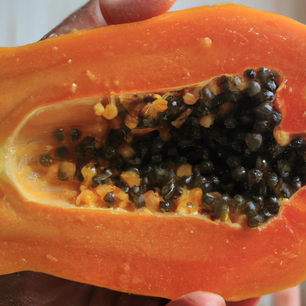 Boost your immunity by consuming papaya seeds with high levels of antioxidants.