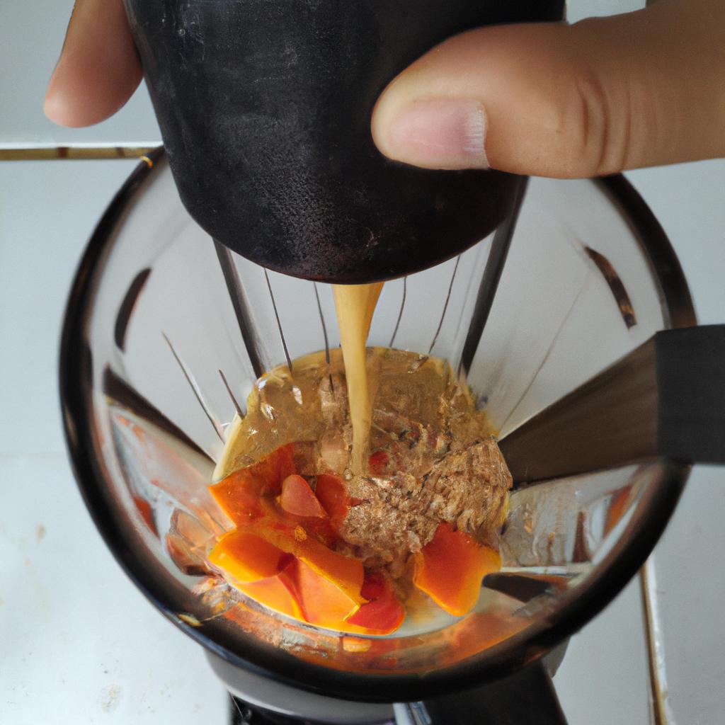 Try this papaya oatmeal smoothie for a refreshing and healthy drink