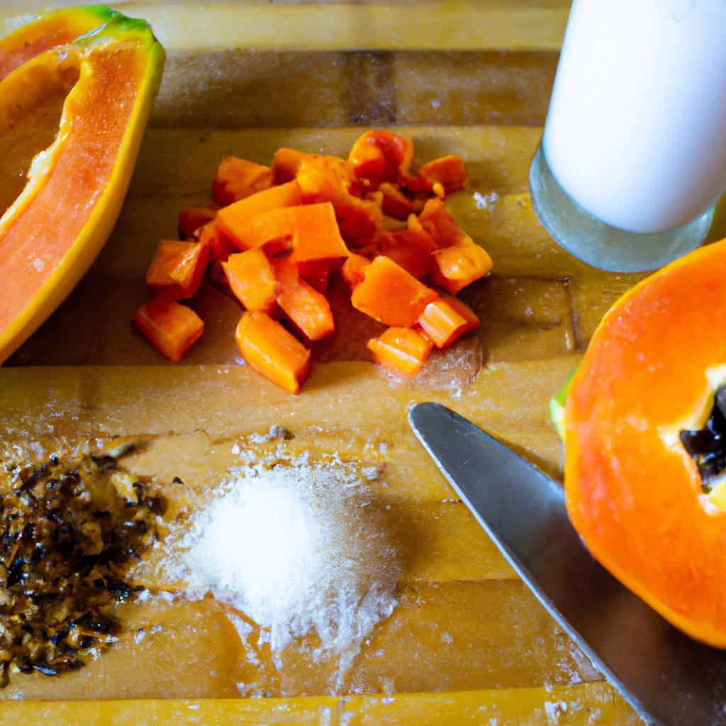 Get all the nutrients and vitamins you need with a homemade papaya smoothie