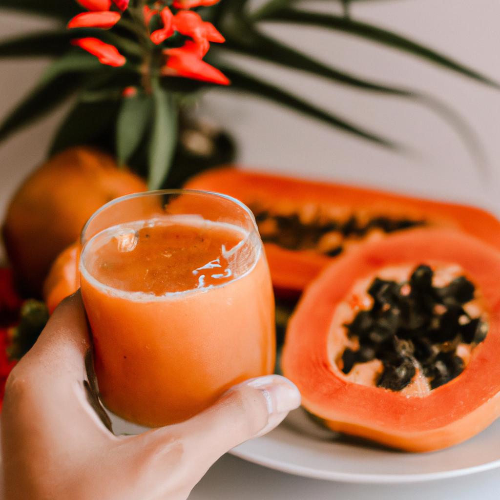 Papaya smoothies are a great way to incorporate more fruit into your diet