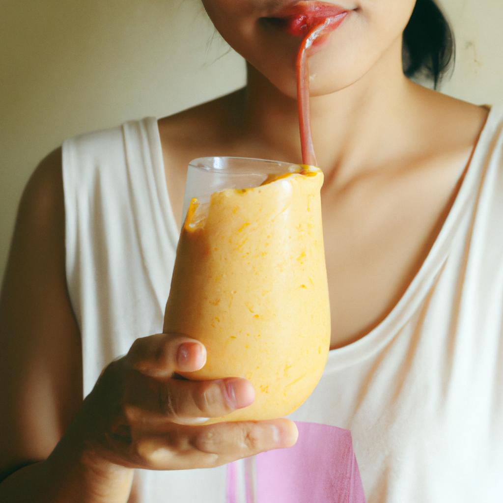 Papaya smoothie can help alleviate menstrual cramps and bloating.