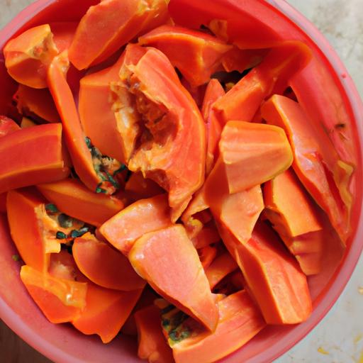 Incorporating papaya into your diet can provide numerous health benefits, including a brighter and more even skin tone. #PapayaFruit #HealthySkin