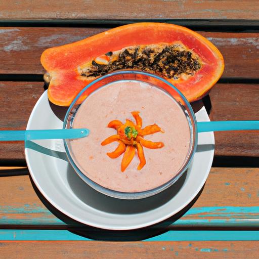 Adding papaya seeds to your smoothie can help improve digestion and boost your immune system.