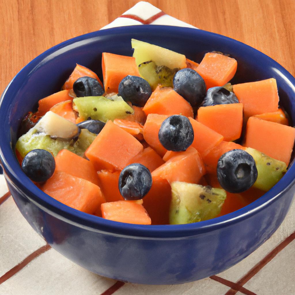 Boost your immune system with a colorful fruit salad