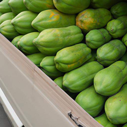 Online sellers provide convenient access to fresh green papayas