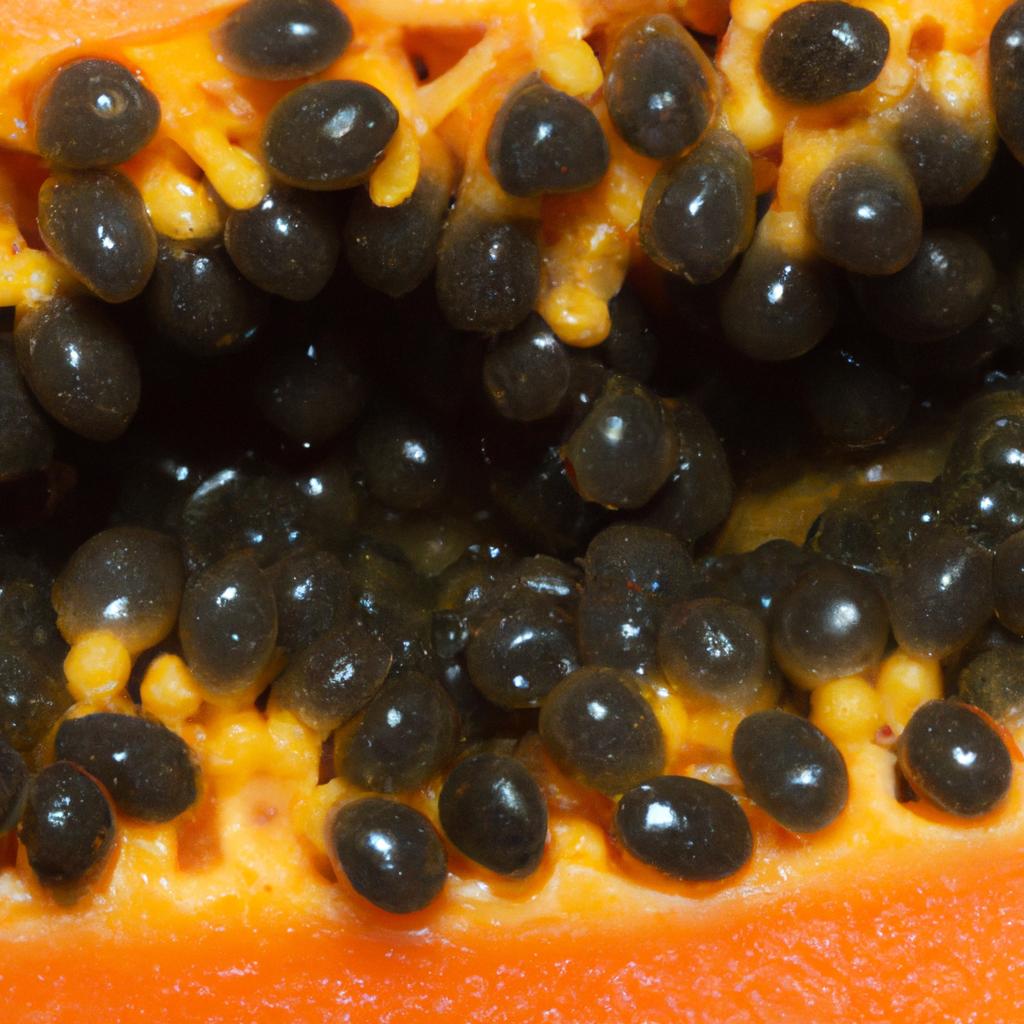The color and texture of the skin are important factors in choosing a ripe papaya.