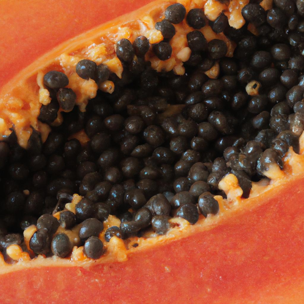 Removing papaya seeds before eating is essential for a better taste.