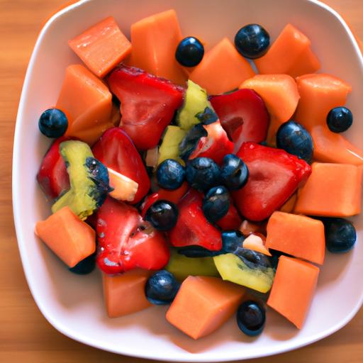 A fruit salad is a healthy and refreshing snack, but is papaya a good choice for people watching their sugar intake?