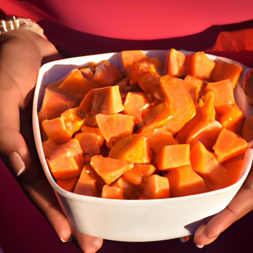 Cubed papaya can be stored in an airtight container in the fridge for up to 3 days.