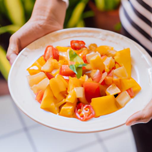 Satisfy your sweet cravings with a healthy papaya fruit salad