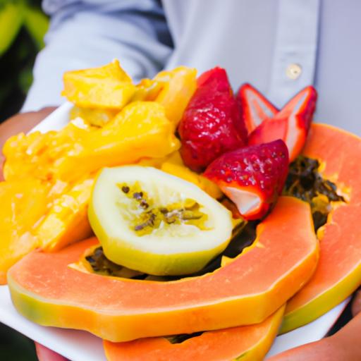 A colorful fruit salad with papaya is a delicious and nutritious way to start your day.