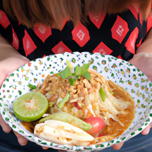 Fresh and delicious green papaya salad with a tangy twist.