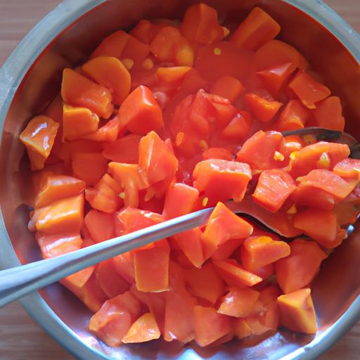 Satisfy your sweet tooth with a delicious homemade papaya sweet.