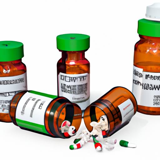 Prescription medication bottles and pills symbolizing potential interactions.