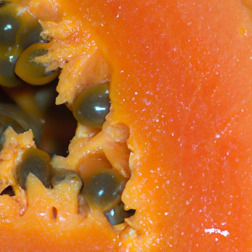 Papaya's vibrant orange flesh is packed with essential vitamins and minerals for your baby's health.