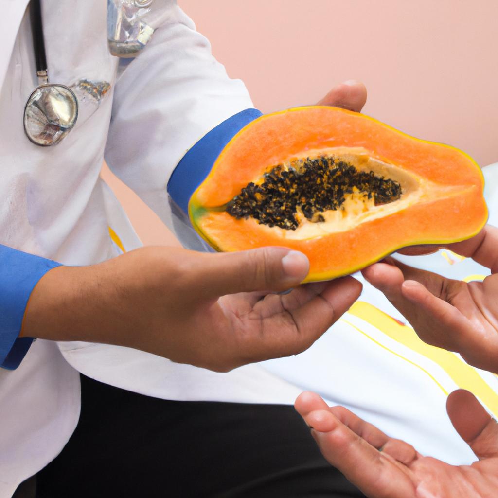 Doctors recommend papaya as a healthy option for diabetics.