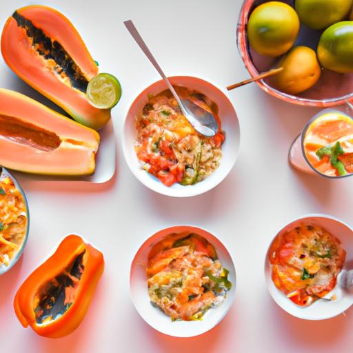 Delicious and nutritious: exploring various papaya dishes.