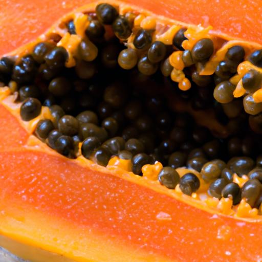 Papain and chymopapain are the two enzymes found in papaya that aid in digestion and may help with nausea.
