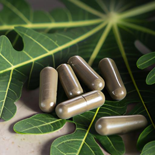 Papaya leaf extract has been found to have anti-inflammatory and antioxidant properties.