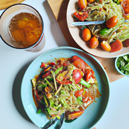 A refreshing and flavorful papaya salad that fits within your keto diet