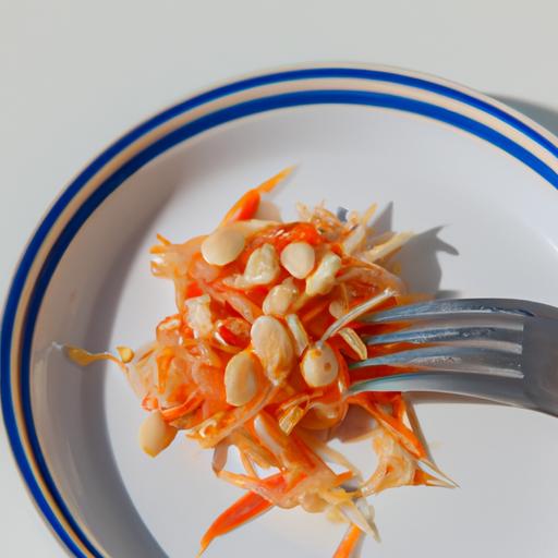 A delicious and nutritious papaya seed salad