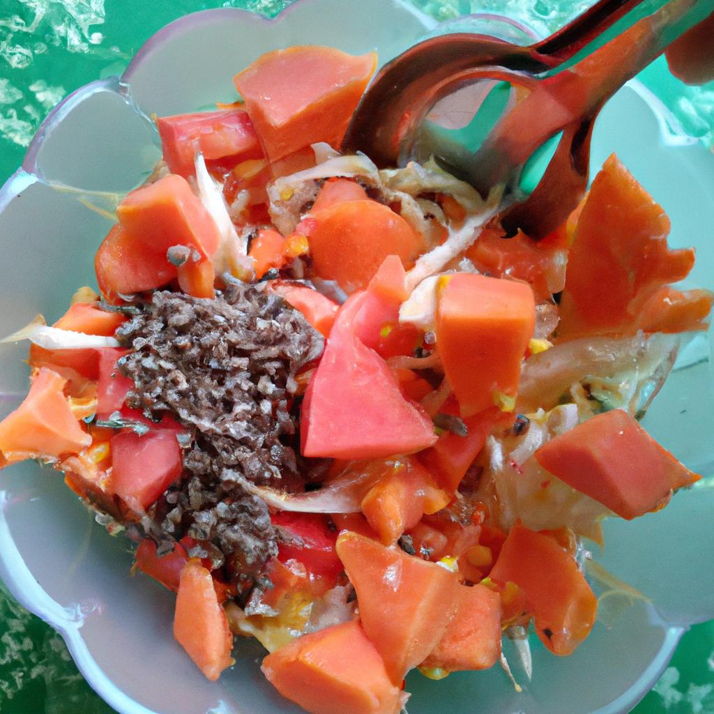 Papaya seeds can be a tasty and nutritious addition to your salads and other dishes.