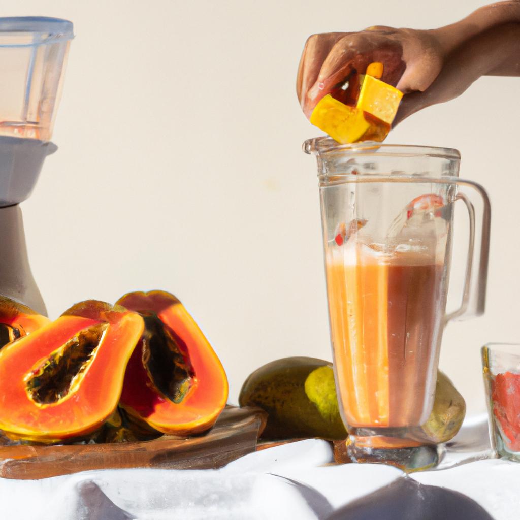 Papaya smoothies are a delicious and nutritious treat for diabetics.