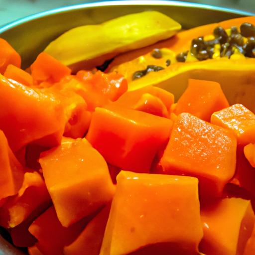 Mix papayas with other fruits for a refreshing and nutritious snack