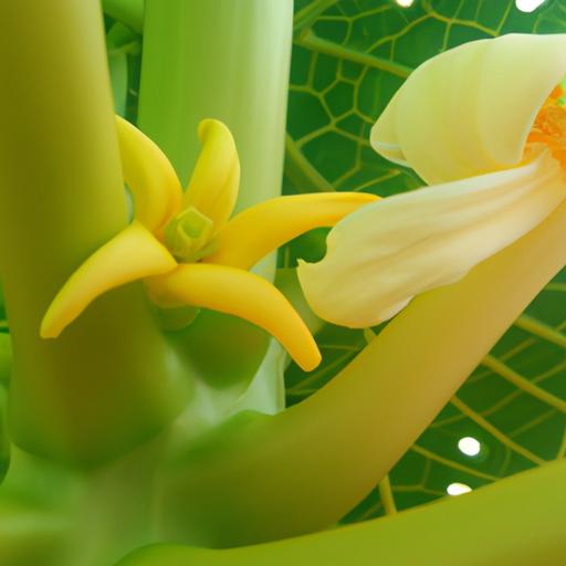 Papaya tree flowers are instrumental in the development of the delicious, nutrient-rich fruit we enjoy.