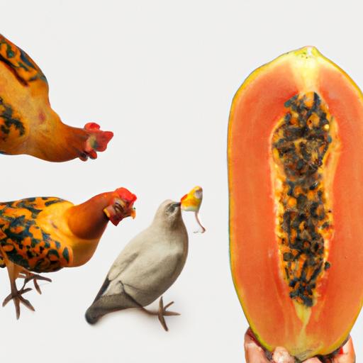 Feeding chickens a variety of nutritious foods like papaya seeds can improve their overall health and egg production.