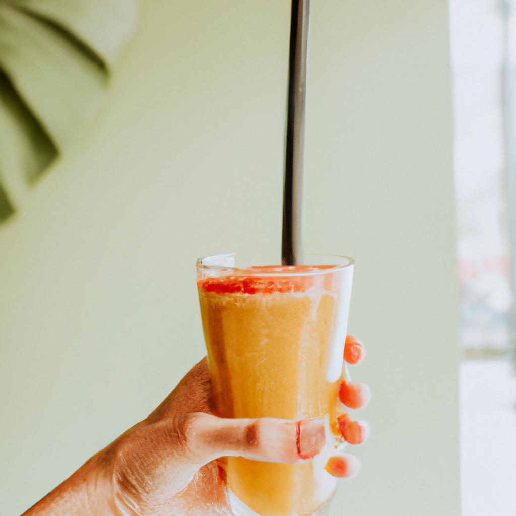 Cool off with a refreshing papaya smoothie