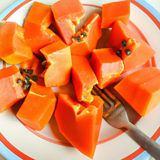 Ripe papaya is a delicious and nutritious addition to any meal.