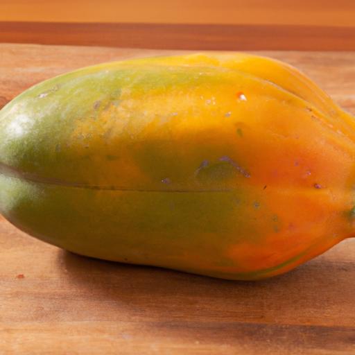 Choosing the right papaya fruit is key to cutting it perfectly