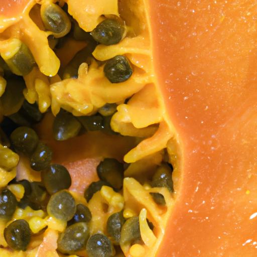 Ripe papaya slices bursting with nutrients.