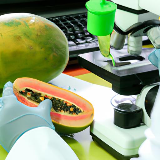 Researchers are investigating the properties of papaya enzymes like papain and bromelain for potential medical applications.