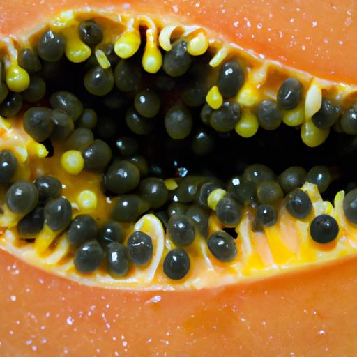 Discover the nutritional richness of papaya through its vibrant colors.