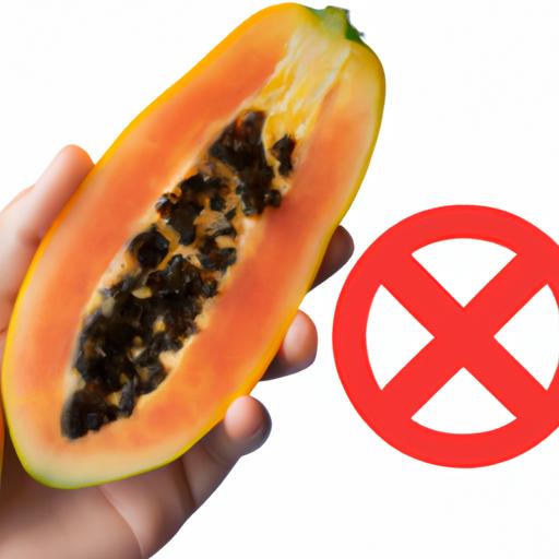 Be cautious and consider potential allergies or adverse reactions when consuming papaya.