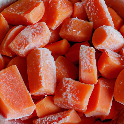 Frozen papaya is perfect for smoothies, desserts, and other recipes.