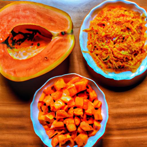 Discover the versatility of papaya as a source of potassium through these tantalizing dishes.