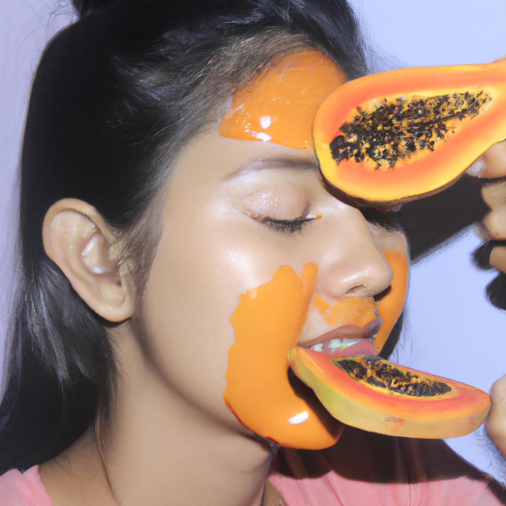 Papaya enzyme masks can help improve the appearance of your skin and hair.