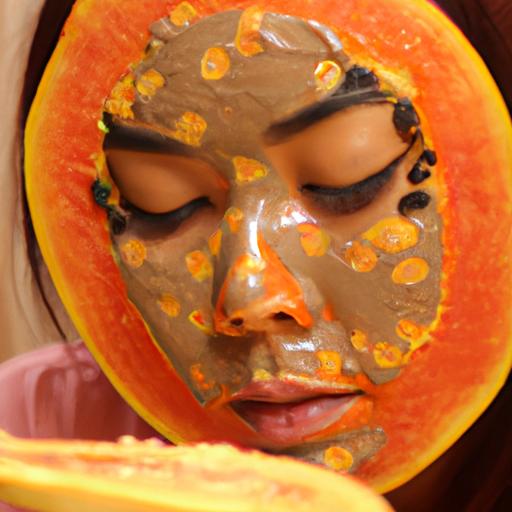 Papaya face masks can help brighten and even out skin tone, giving you a natural glow.