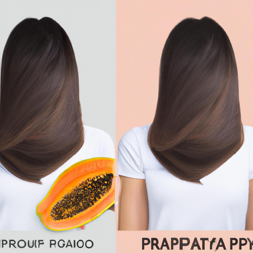 Witness the remarkable results of using papaya extract to achieve incredibly soft hair.