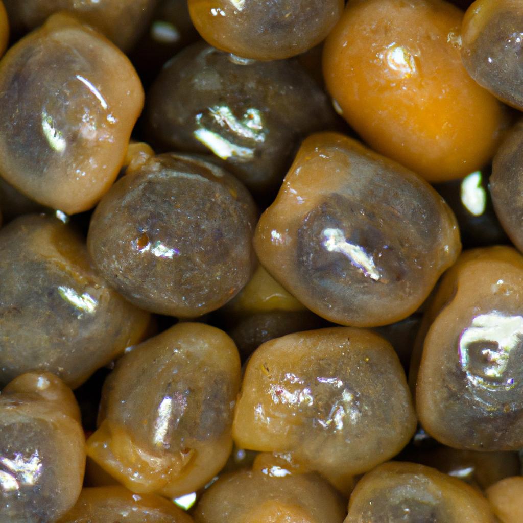 Discover the potential anti-parasitic properties of papaya seeds through a captivating close-up shot.