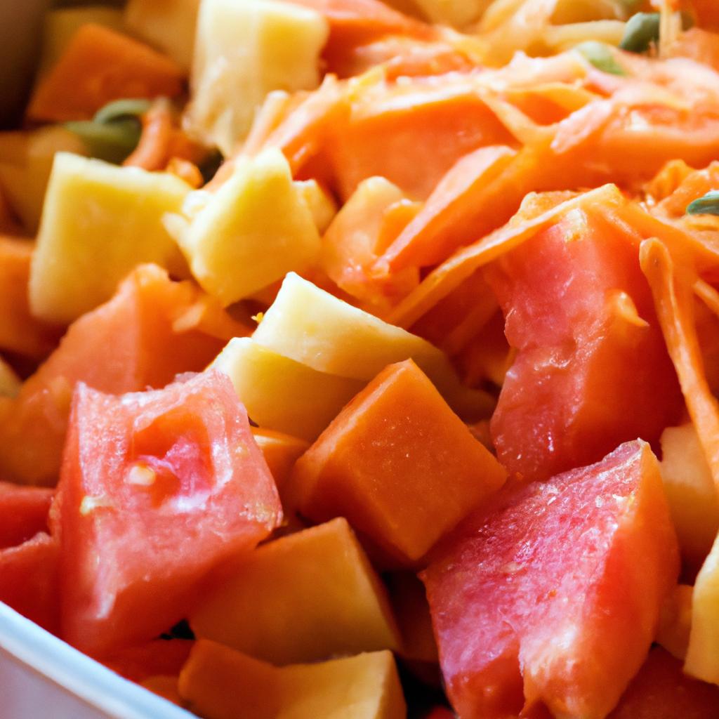 Indulge in the sweetness of papaya while nourishing your body with essential nutrients.