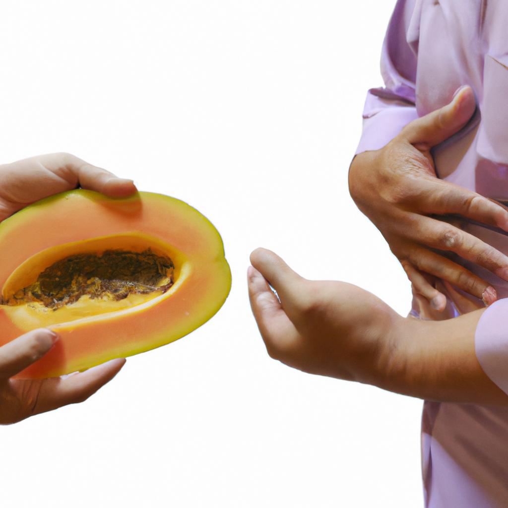 In-depth consultation with a healthcare professional about papaya's impact on stomach health.