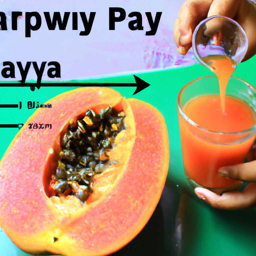 Quench your thirst with papaya juice and potentially improve your platelet count.