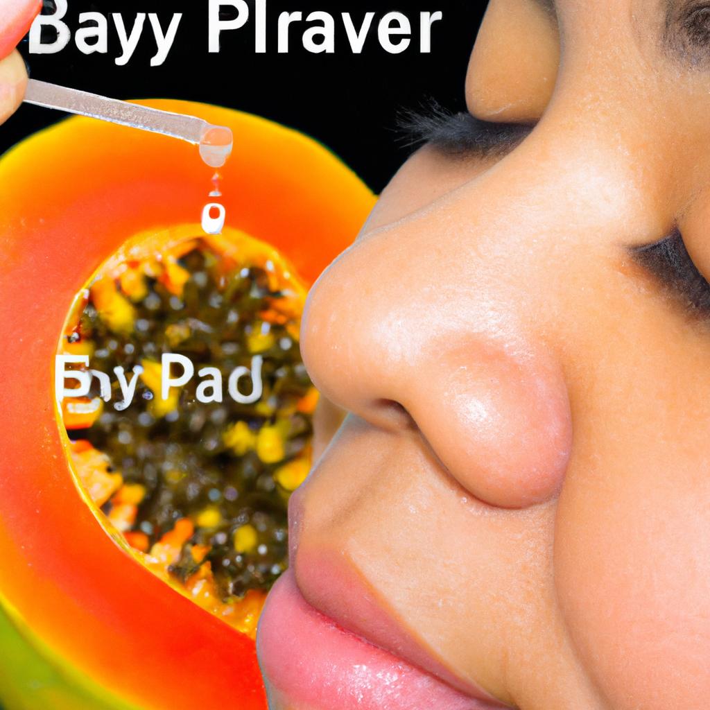 Experience the rejuvenating power of papaya oil for a lighter complexion.